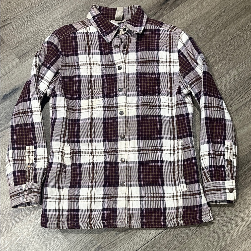 Quilted shirt jacket